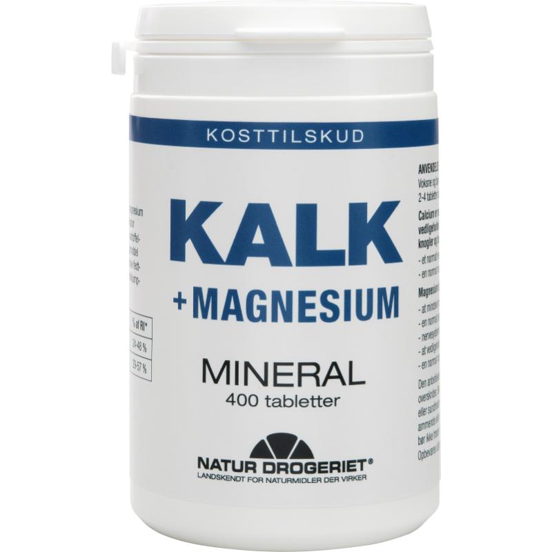 Kalk + magnesium tabl. 400 stk